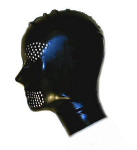 rubber hood with perforations
